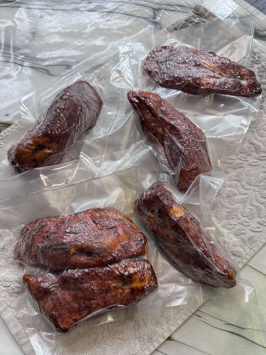 Курдюк горячего копчения