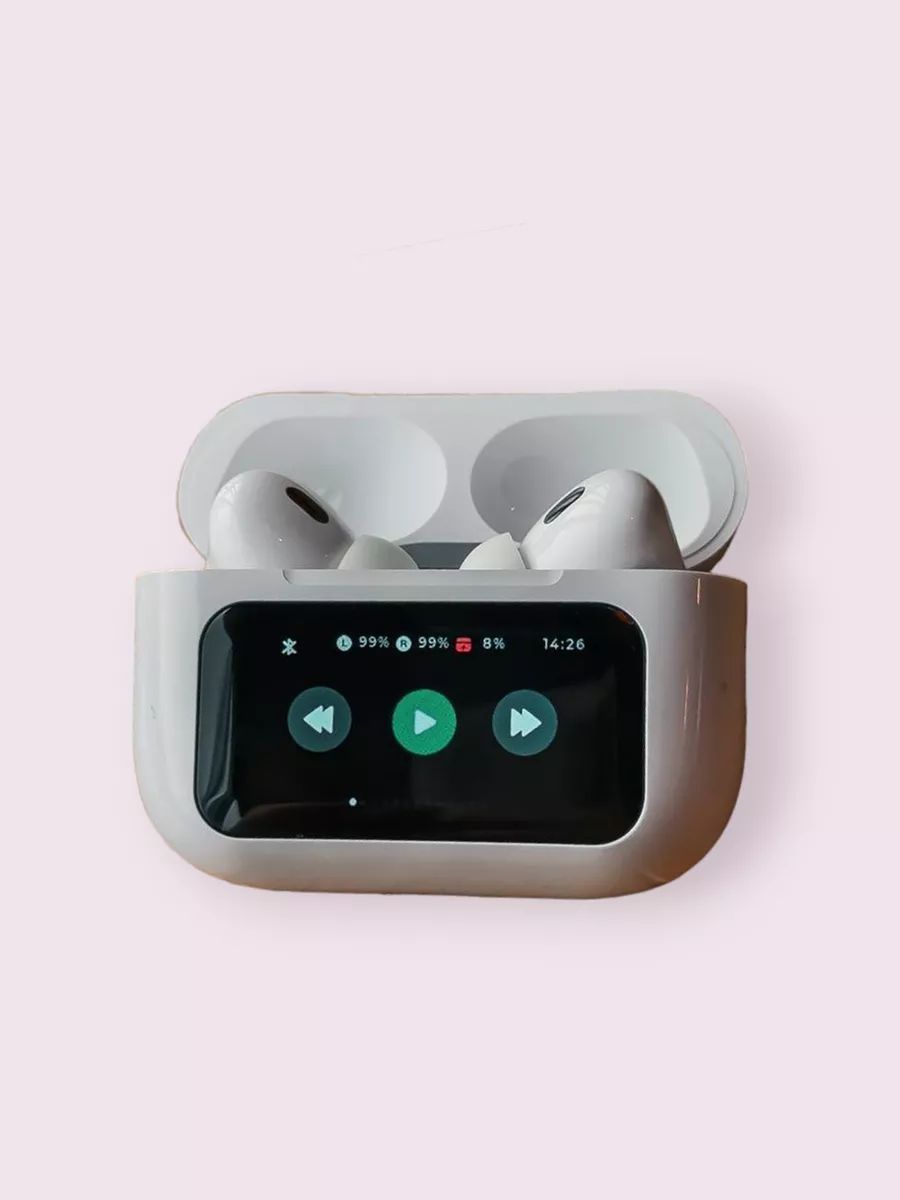 Наушники, Airpods Pro 2, С экраном, Беспроводной