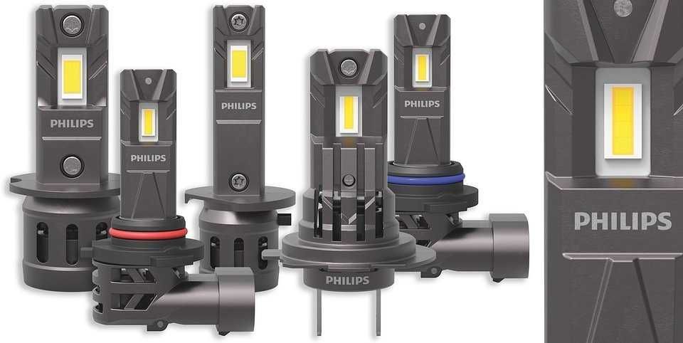 LED крушки PHILIPS Ultinon Access H1/H3/H4/H7/H8/H11...12V-6000K-к-т