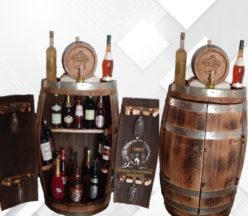 Butoaie tip bar depozitare sticle