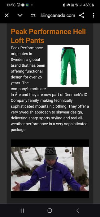 Peak Performance Gore-Tex Pro Vel. M