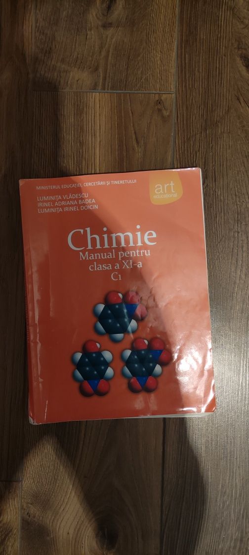Carte de chimie pentru medicina! (Art cls XI)