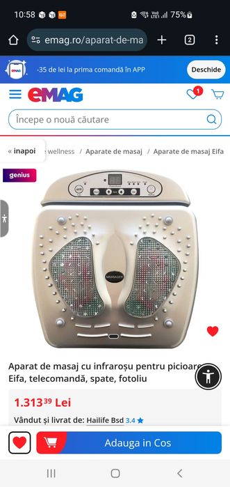 Bicicleta cardio+aparat masaj
