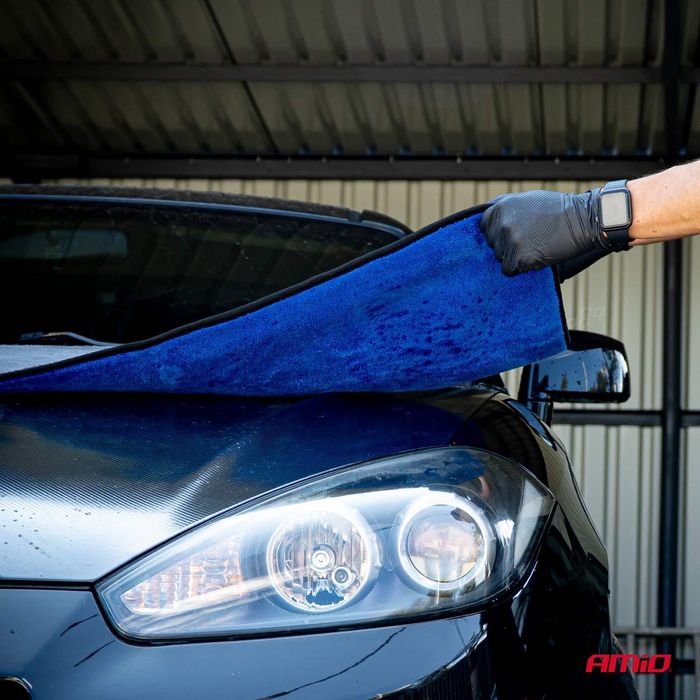 кърпа за подсушаване на кола 800 г/м² 60x90 см amio-04488