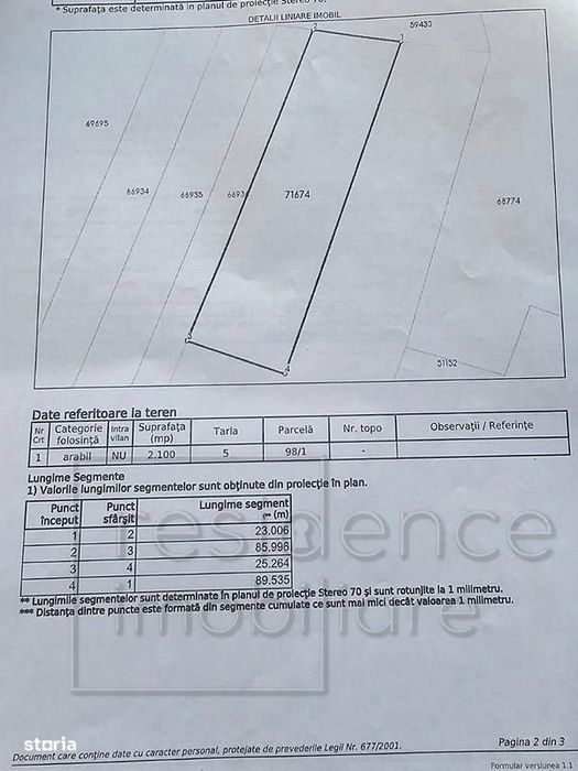 Teren cu casa, 3700 mp, Apahida, satul Campenesti