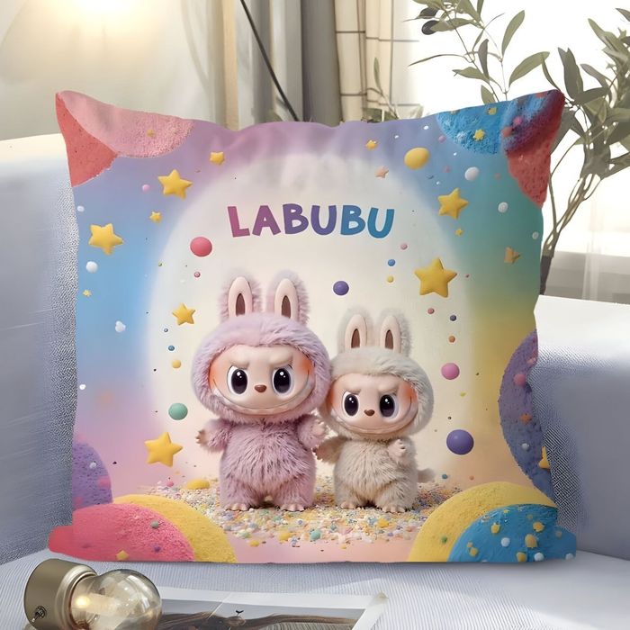 Подушки LABUBU 50×50 ; Kuromi 60×40