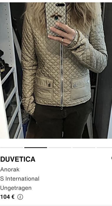 Geaca puf Duvetica nr.S originala