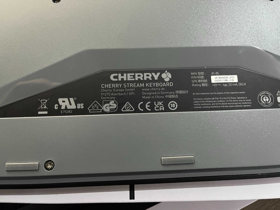 Клавиатура Cherry Stream (немски Layout) НОВА, НЕОТВАРЯНА