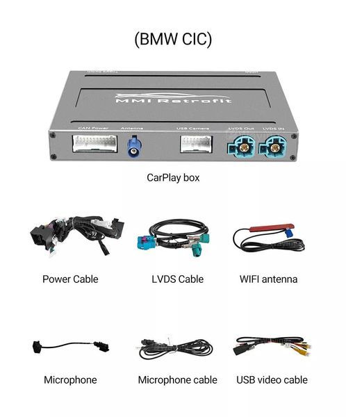 BMW CIC  SYSTEM безжичен apple Carplay ANDROID AUTO