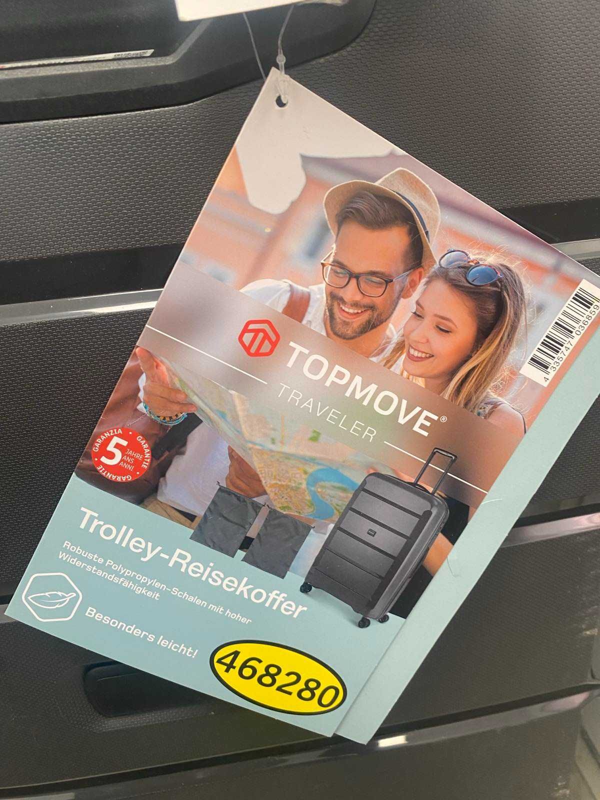 Голям твърд куфар за пътуване TOPMOVE 90L