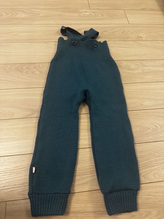Pantaloni lana Disana, cu bretele