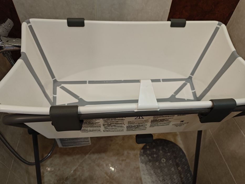 Вана със стойка Stokke flexi bath + подложка новородено