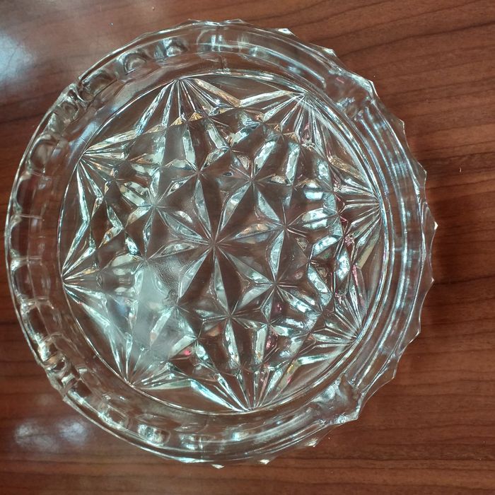 Хрустальная пепельница советская