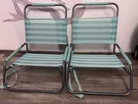 2 scaune pliabile camping / plaja noi