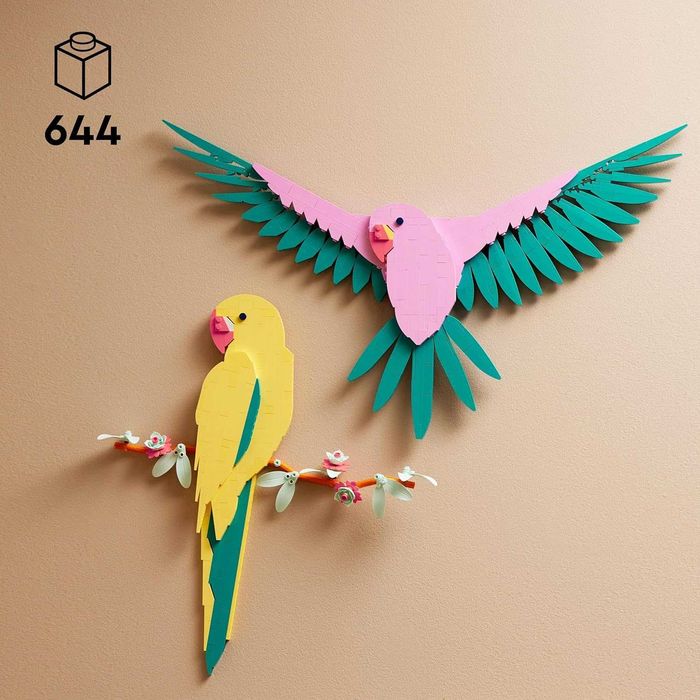 LEGO Art The Fauna Collection, папагали ара, конструктор за сглобяване