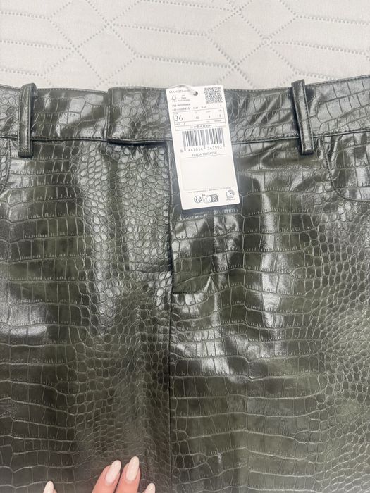 Пола- Mango- Animal print effect mini skirt