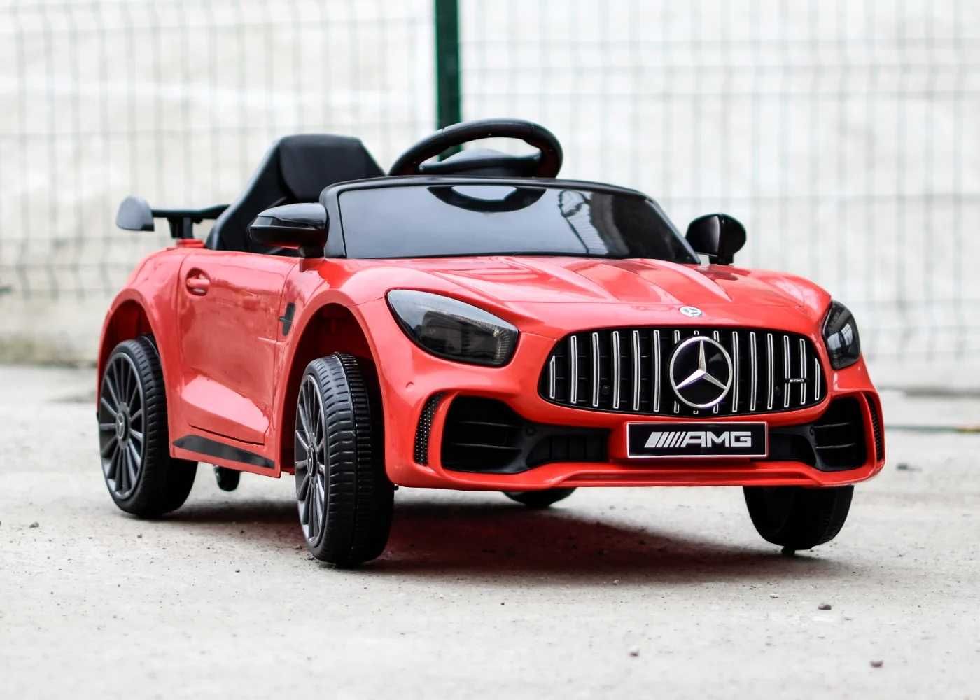 Masinuta electrica copii 1-4 ani Mercedes GTR AMG , Roti Moi #Rosu