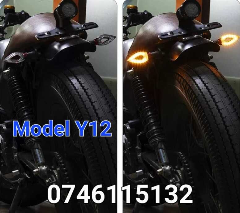 Motocicleta Scuter Moto Atv Chopper-Semnalizare-Semnalizari LED - Y12