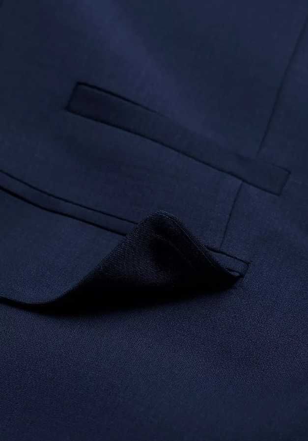 Sacou blazer slim 48 M premium Cinque lana super 120's navy