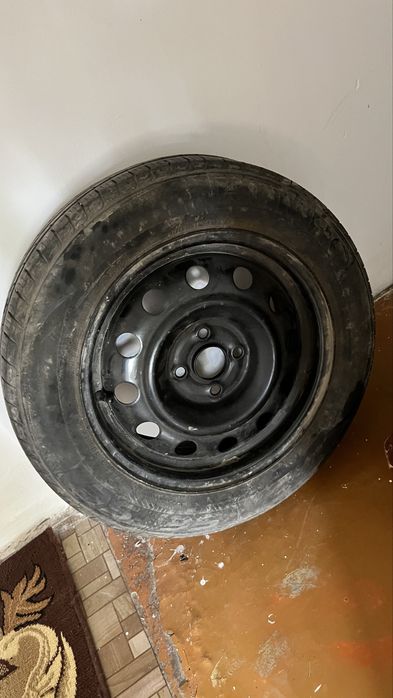 Штамп диска 15 с новой покрышкой