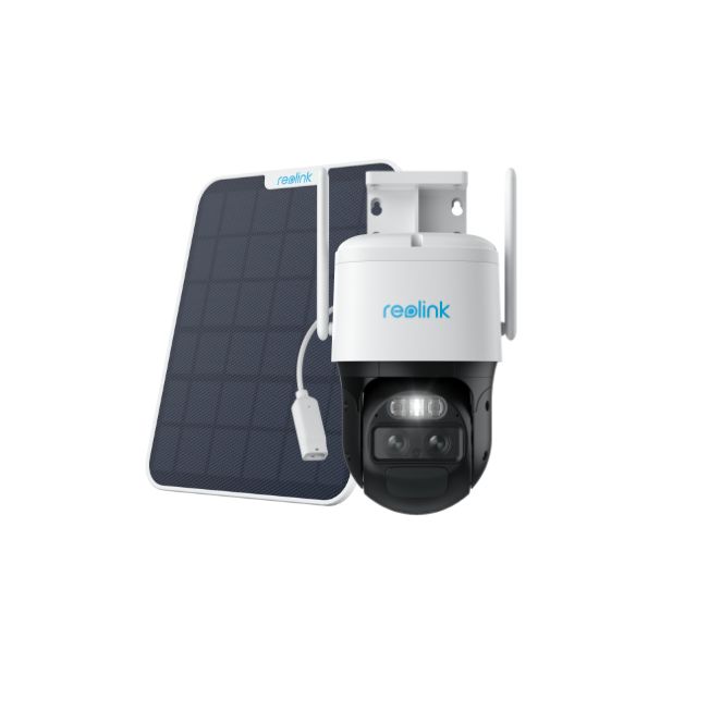Camera cu baterie si panou solar, WIFI, Reolink TrackMix, 4MP