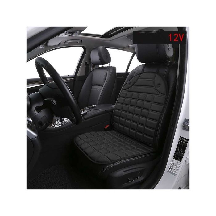 Husa scaun auto cu incalzire 12v "PREMIUM LUX"