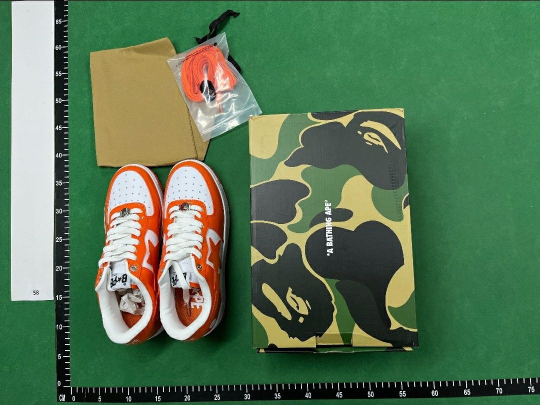 Bapesta low orange