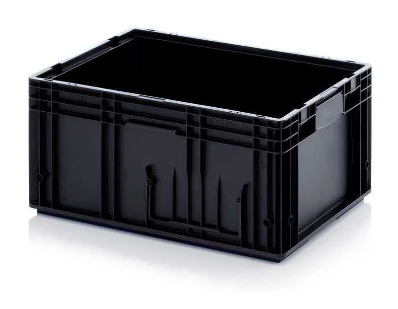 Container din plastic antistatic