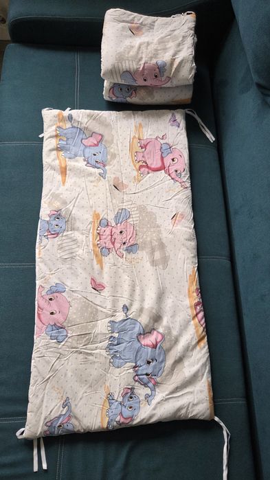 Protecții pentru pătuț/ Set 3 buc, bumbac, stare foarte buna