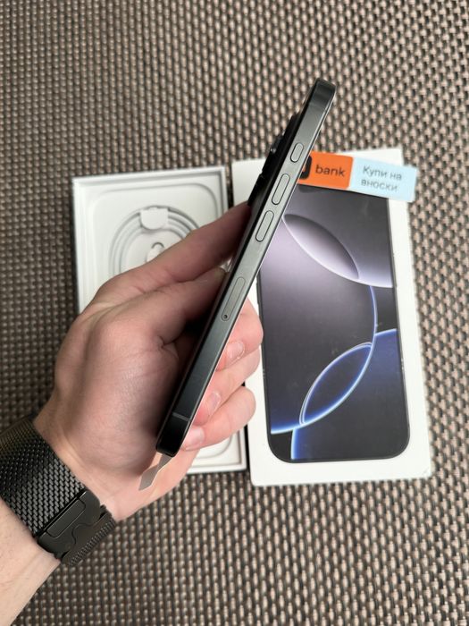 НОВ!iPhone 16 pro*ЛИЗИНГ*68лв/м Black айфон 16 про 128GB