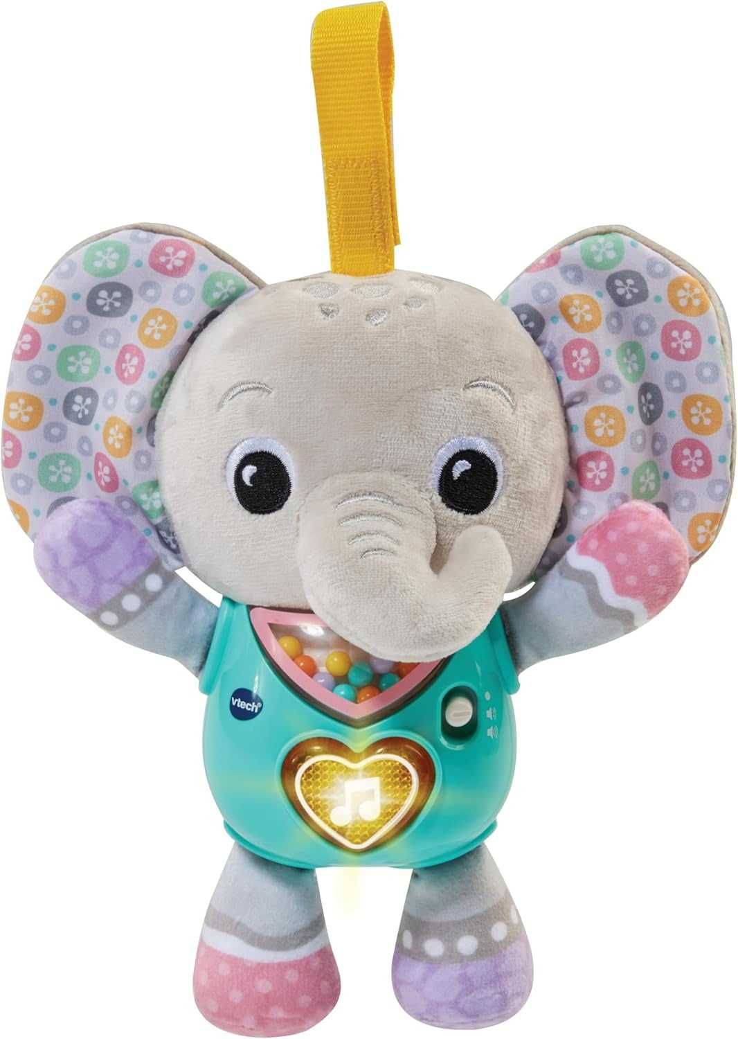 VTechBaby Интерактивна бебешка играчка слонче със светлини, цифри