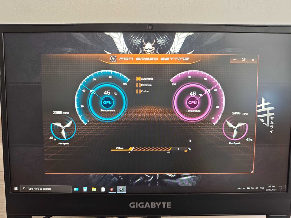 Геймърски лаптоп GIGABYTE G5 RTX 3060 i5-10500H 144Hz 15.6" 16GB RAM