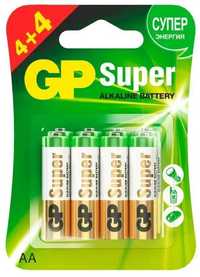 Батарейка GP Super Alkaline АА (LR6), 8 шт (15А-BC8)