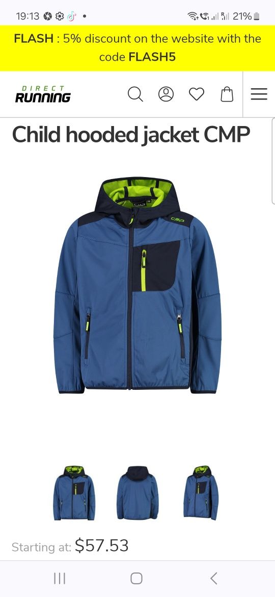 Jacheta Trekking CMP marimea 50(M) și 58(XL) drumeție,  munte