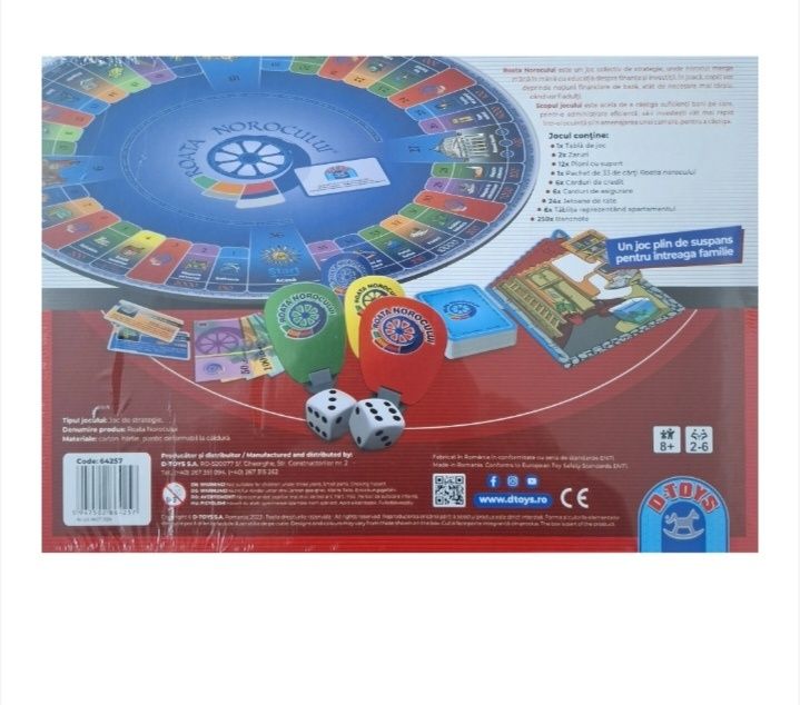 Roata norocului, joc strategic

Informatii:
 Deschiderea coletului la