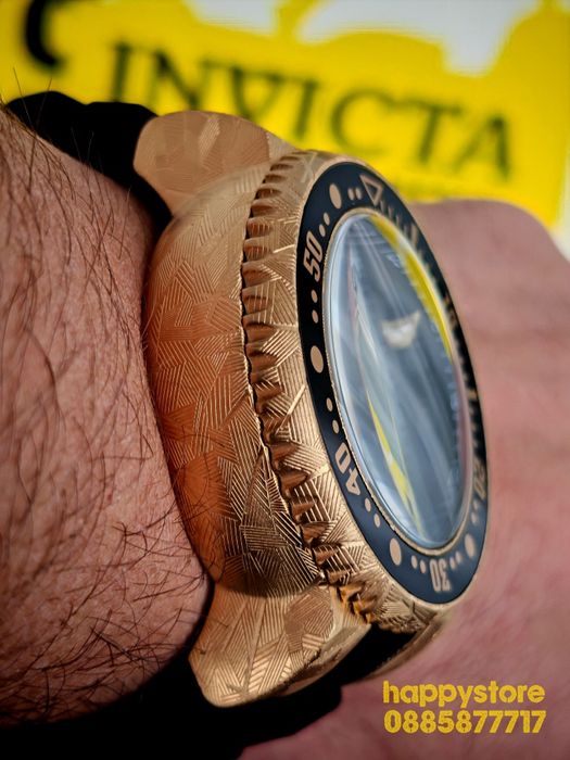 INVICTA Hummer Gold 52mm, Инвикта нов ръчен часовник
