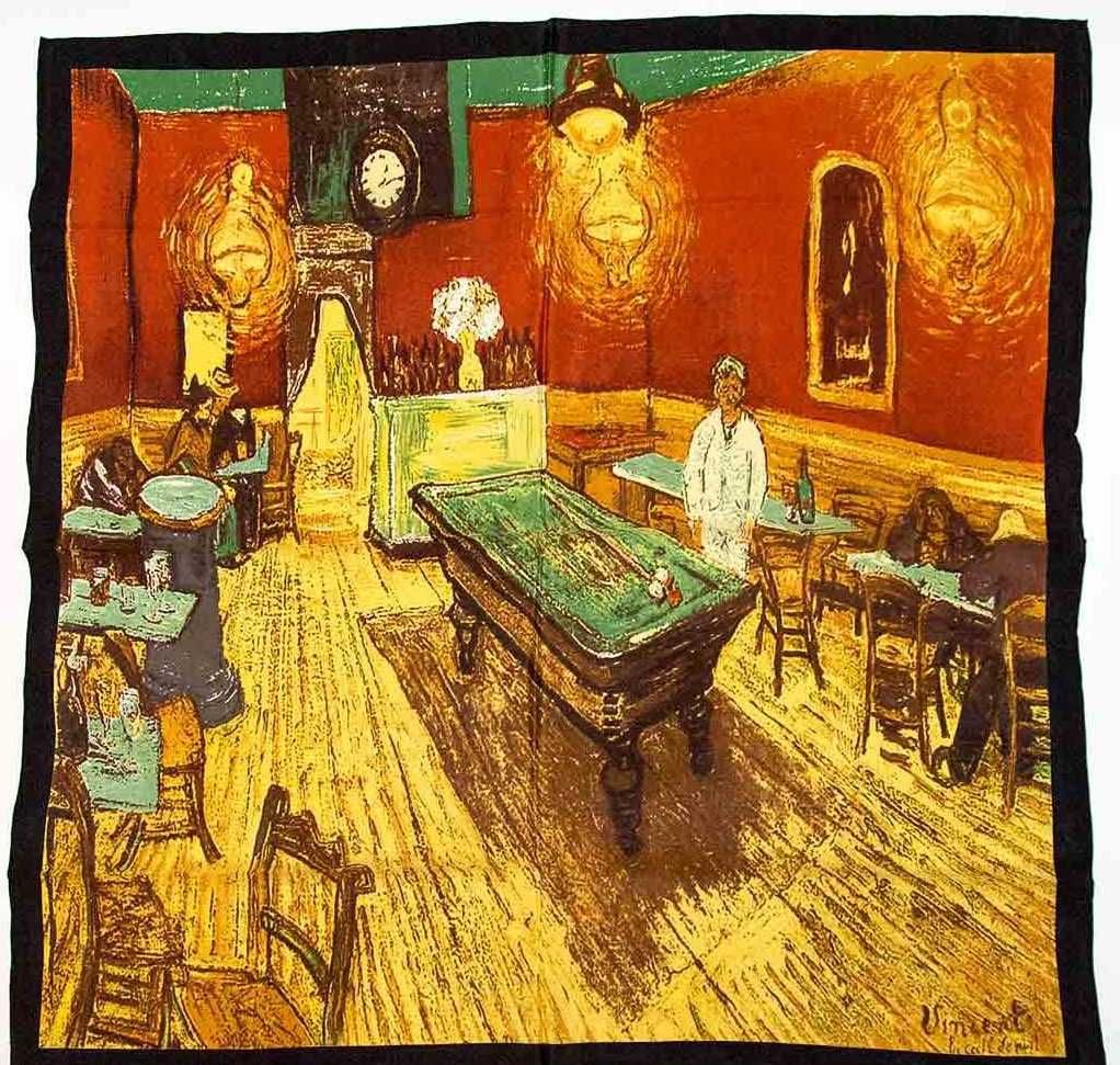 Платок Ночное кафе Ван Гог