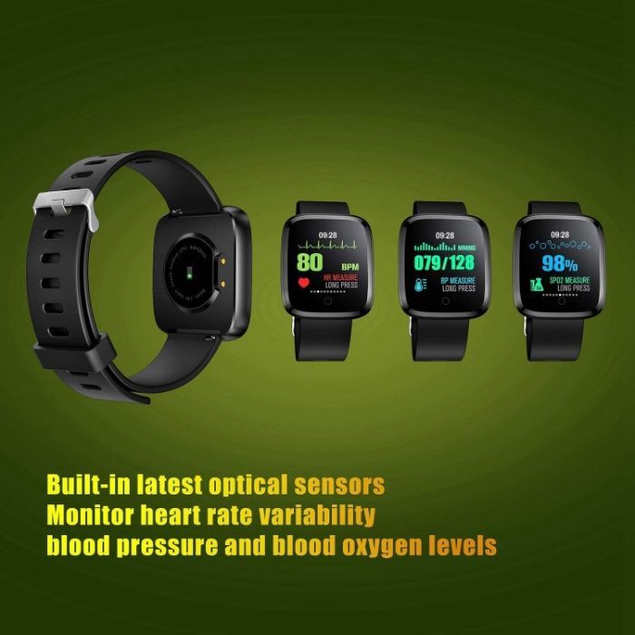Ceas smartwatch inteligent Verpro impermeabil Bluetooth cardio oxigen