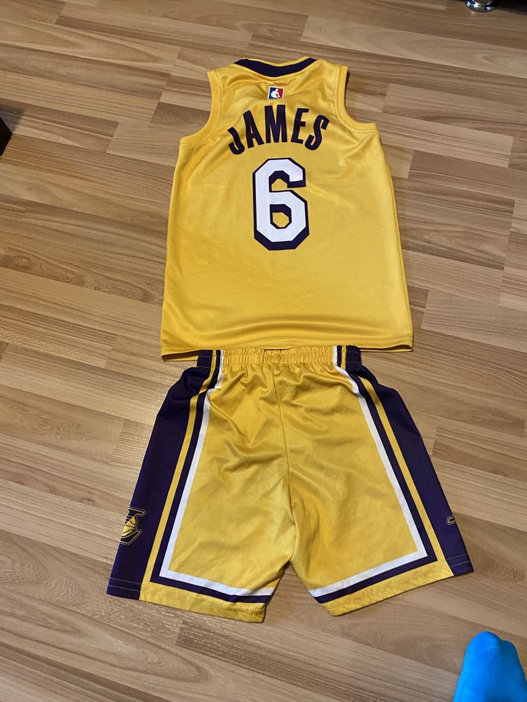 Costum baschet Lakers Lebron James copii
