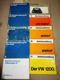Manuale de utilizare originale Volkswagen Golf 1 Kafer Vw 411 etc