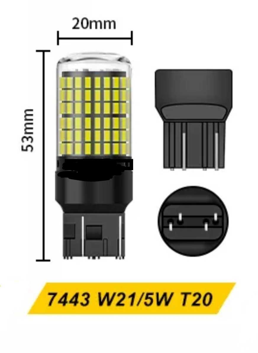 Led крушки 7443 W21 5W Т20 (CANBUS)