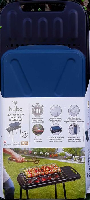 Gratar HYBA  pliabil cu capac NOU - 150 Lei