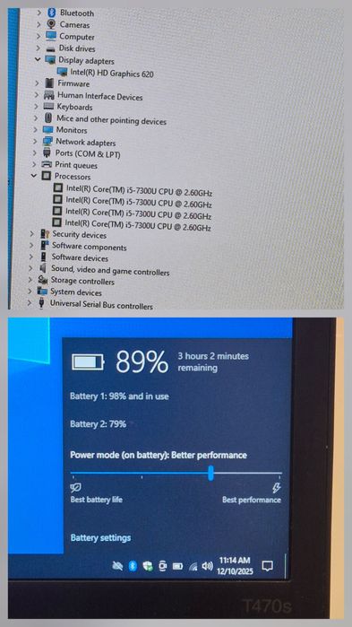 vand laptop diagnoza Lenovo ThinkPad T470s.14"FH.i5.8 gb ram.Ssd 256
