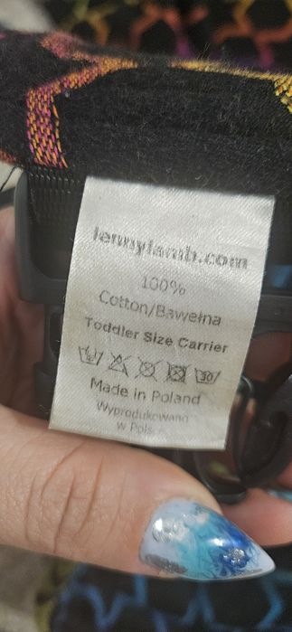 Marsupiu Lenny Lamb RAINBOW STARS DARK