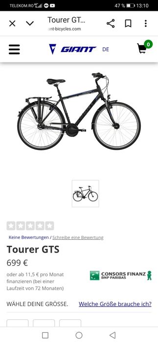 GIANT Tourer England