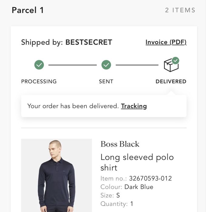 Блуза пуловер поло шърт Hugo Boss