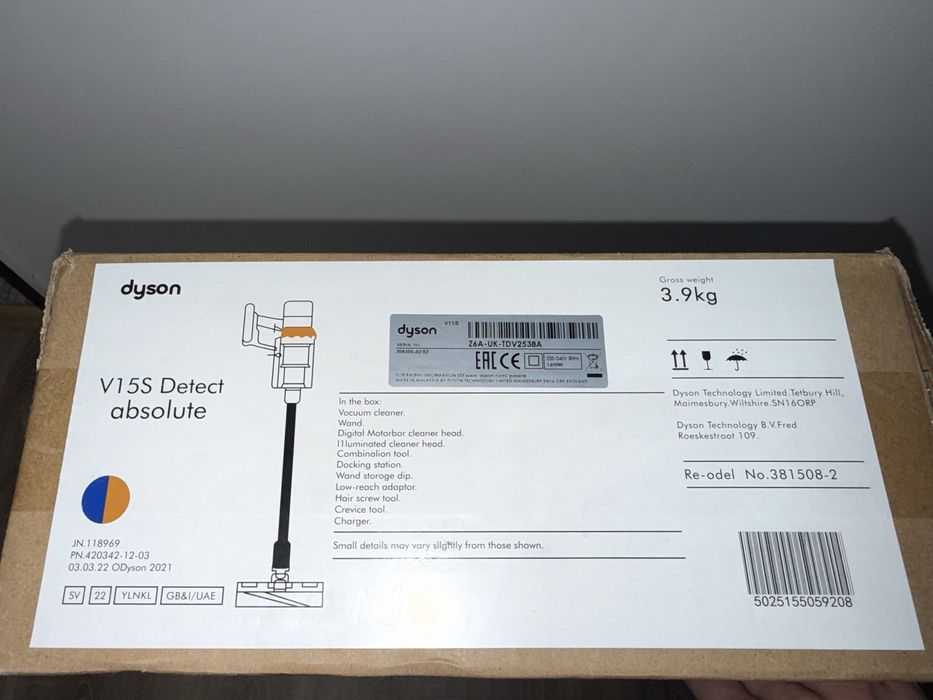 Aspirator dyson.
