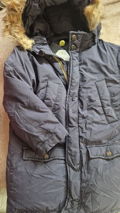 Детско Зимно яке Zara с пух и пера