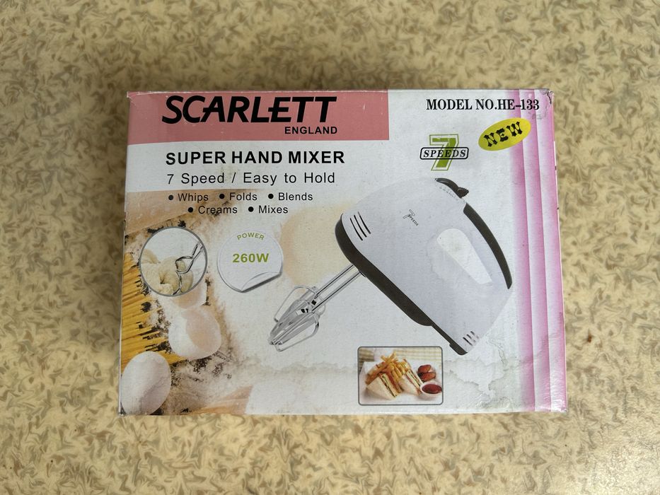 Миксер Scarlett Super Hand Mixer (модель HE-133)