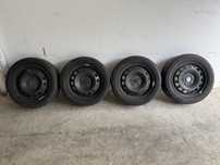 Jante tabla 5x112 r 16 cu cauciucuri iarna
